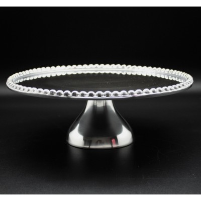 1288 - CAKE STAND LARGE BEADED